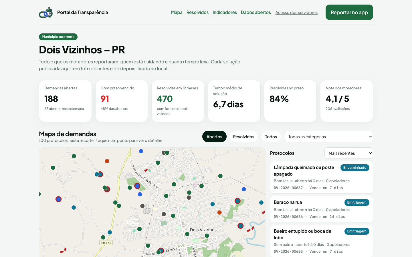 Portal de Transparência (Homologação Online)