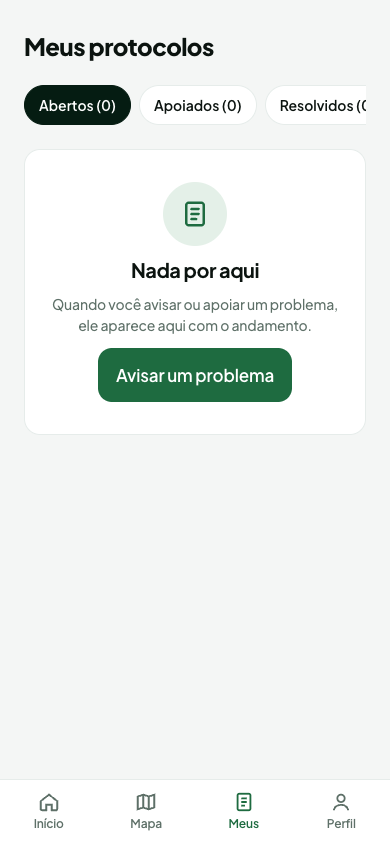 Meus Protocolos (Homologação Online)